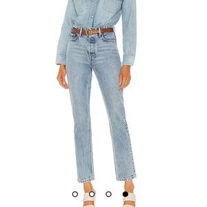 GRLFRND “The Karolina” High Rise Straight Crop | Size 28